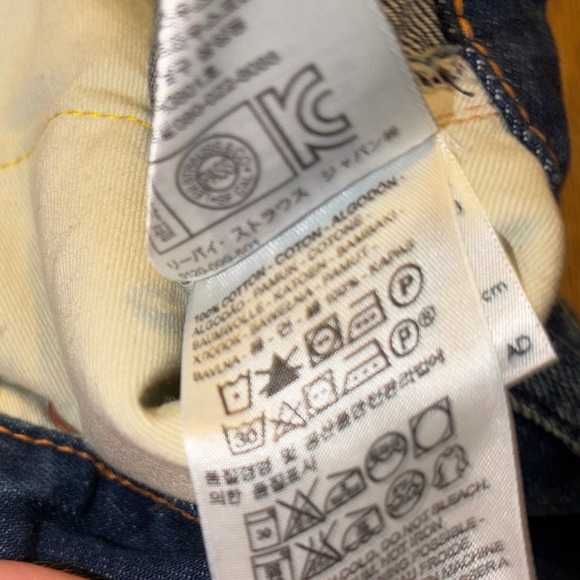 LEVI’S VINTAGE CLOTHING 1950'S 701® WOMEN'S JEANS SIZE 30 PINK SELVEDGE NWT - Picture 12 of 16